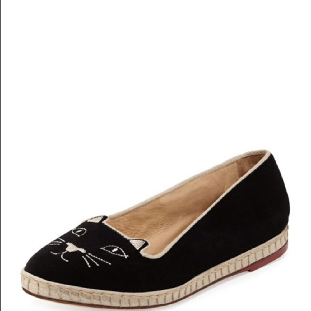 Charlotte Olympia 'Capri Cats' Flat (Women)